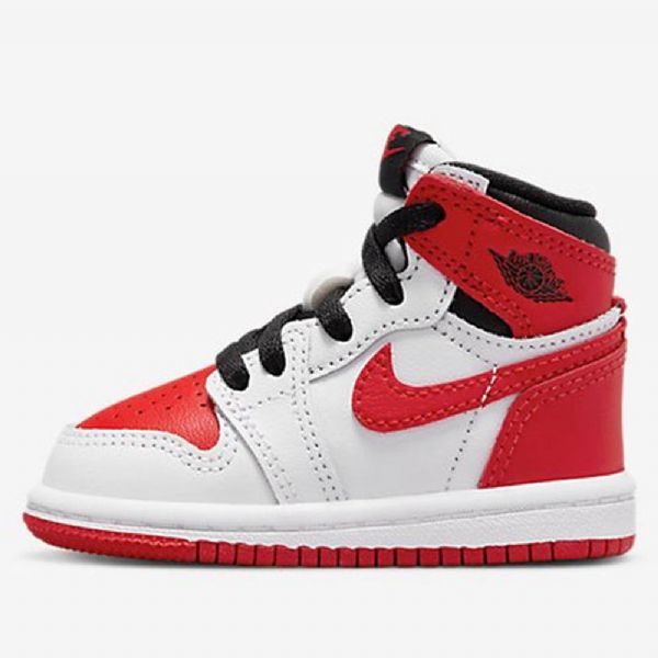 Boty Nike Air Jordan 1 Retro High Tops Og Td Pro Děti Bílé