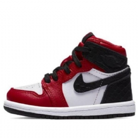 Boty Nike Air Jordan 1 Retro High Tops Og Td Pro Děti Červené