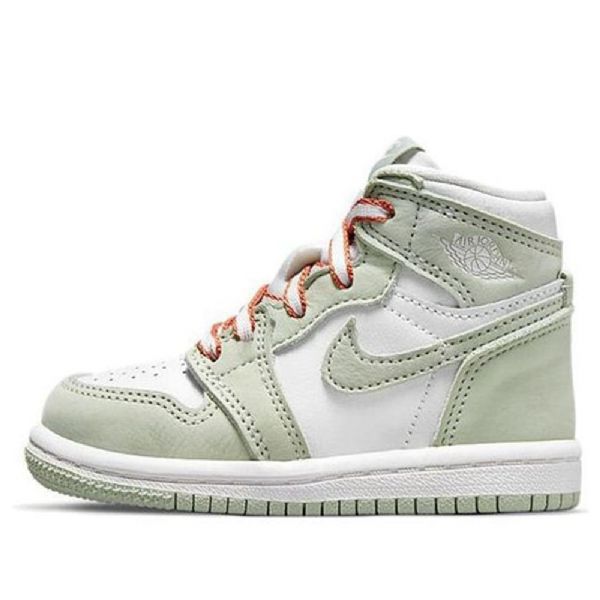 Boty Nike Air Jordan 1 Retro High Tops Og Td Pro Děti Mint Bílý