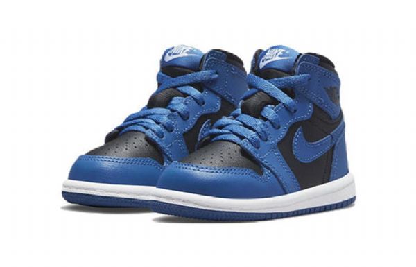 Boty Nike Air Jordan 1 Retro High Tops Og Td Pro Děti Tmavě Modré