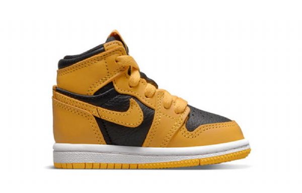Boty Nike Air Jordan 1 Retro High Tops Og Td Pro Děti Žlutá Bílá