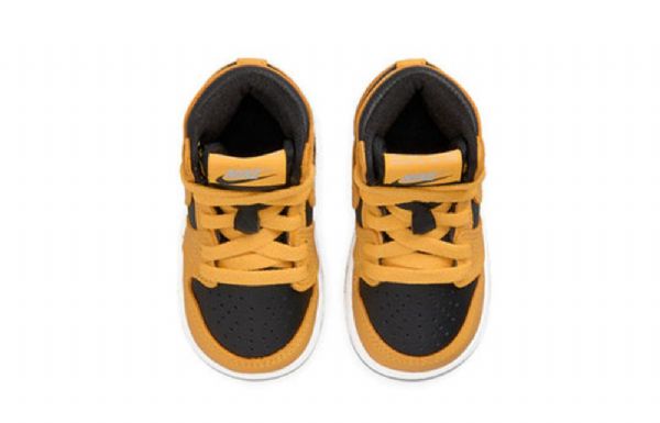 Boty Nike Air Jordan 1 Retro High Tops Og Td Pro Děti Žlutá Bílá