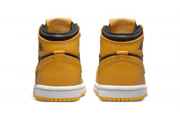 Boty Nike Air Jordan 1 Retro High Tops Og Td Pro Děti Žlutá Bílá