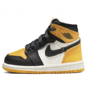 Boty Nike Air Jordan 1 Retro High Tops Og Td Pro Děti Žluté