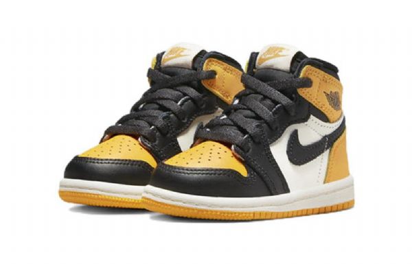 Boty Nike Air Jordan 1 Retro High Tops Og Td Pro Děti Žluté