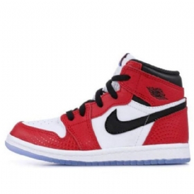Boty Nike Air Jordan 1 Retro High Tops Td Pro Děti Červený Bílý