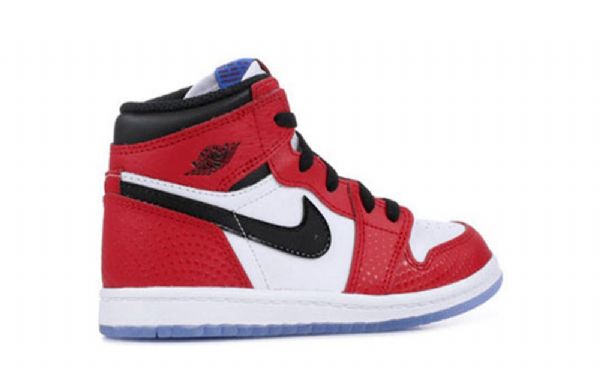 Boty Nike Air Jordan 1 Retro High Tops Td Pro Děti Červený Bílý