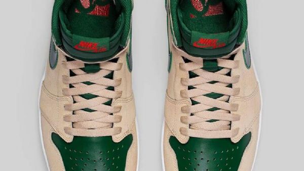 Boty Nike Air Jordan 1 Retro High Tops The Return Gorge Pro Muže Zelenohnědé