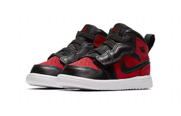Boty Nike Air Jordan 1 Retro Mid Tops Alt Td Pro Děti Červené