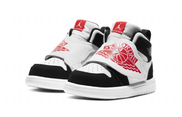 Boty Nike Air Jordan 1 Sky Logo Td Pro Děti Bílá Červená Černá