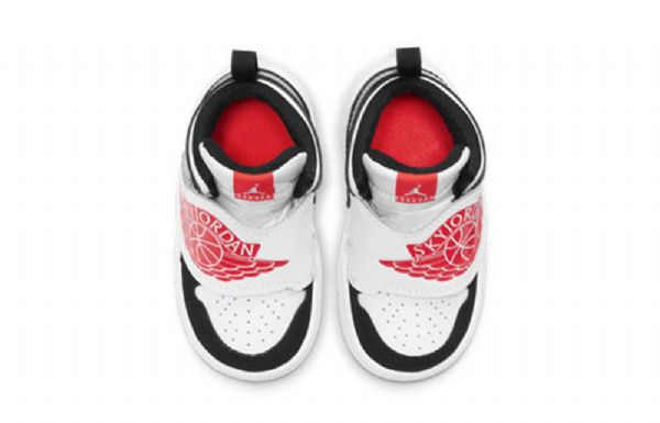 Boty Nike Air Jordan 1 Sky Logo Td Pro Děti Bílá Červená Černá