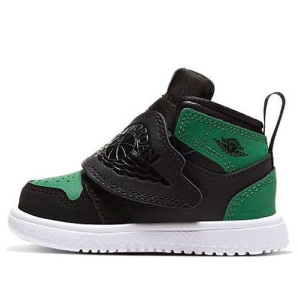 Boty Nike Air Jordan 1 Sky Pro Děti Černá Zelená