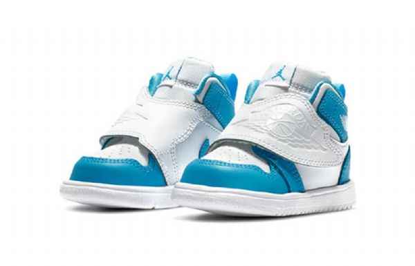 Boty Nike Air Jordan 1 Sky Td Pro Děti Bílá Modrá