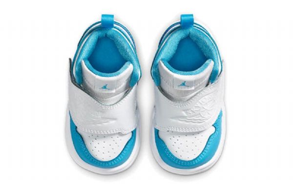 Boty Nike Air Jordan 1 Sky Td Pro Děti Bílá Modrá