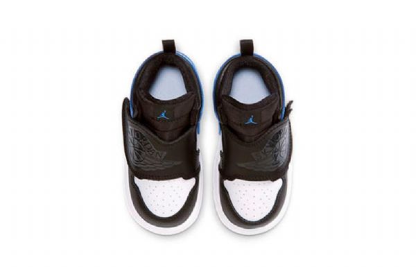 Boty Nike Air Jordan 1 Sky Td Pro Děti Černá Modrý Bílý