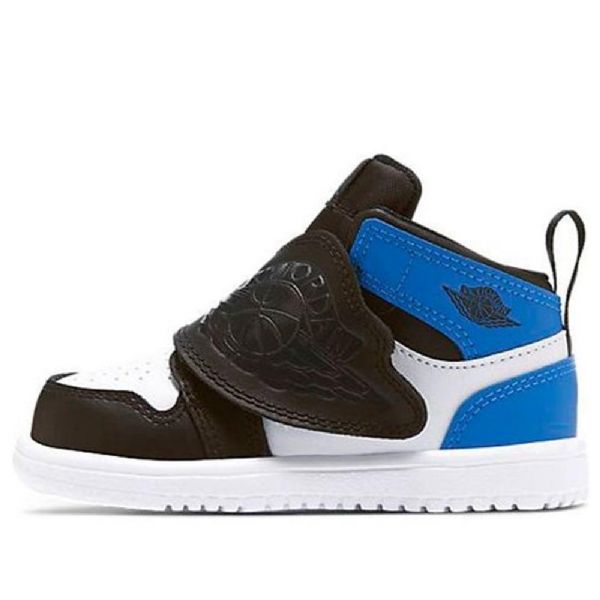 Boty Nike Air Jordan 1 Sky Td Pro Děti Černá Modrý Bílý