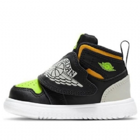 Boty Nike Air Jordan 1 Sky Td Pro Děti Černá Zelená