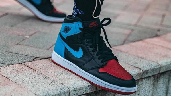 Boty Nike Air Jordan 1 Unc To Chicago Pro Muže Černá Modrý