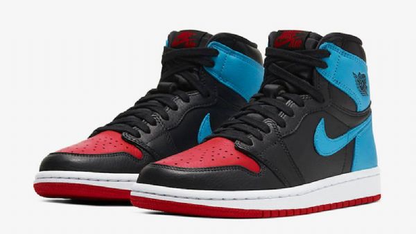 Boty Nike Air Jordan 1 Unc To Chicago Pro Muže Černá Modrý