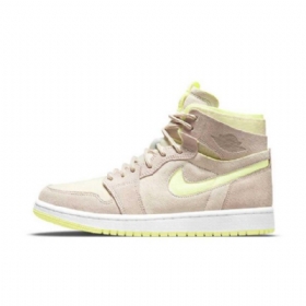 Boty Nike Air Jordan 1 Zoom cmft Lemon Twist Pro Muže Hnědý Mint