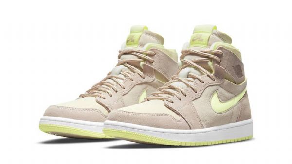 Boty Nike Air Jordan 1 Zoom cmft Lemon Twist Pro Muže Hnědý Mint