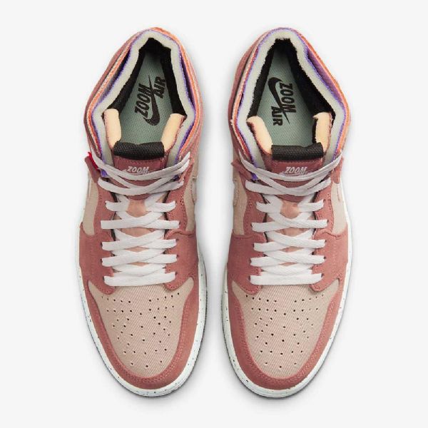 Boty Nike Air Jordan 1 Zoom cmft Pro Muže Růžový Nachový Bílý