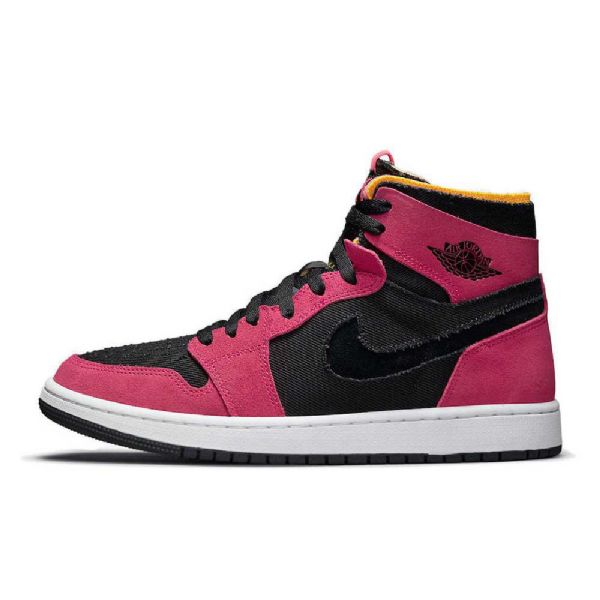Boty Nike Air Jordan 1 Zoom Comfort Fireberry Pro Muže Vínově Černé