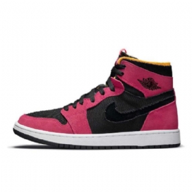 Boty Nike Air Jordan 1 Zoom Comfort Fireberry Pro Muže Vínově Černé