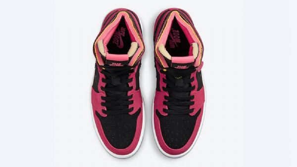 Boty Nike Air Jordan 1 Zoom Comfort Fireberry Pro Muže Vínově Černé