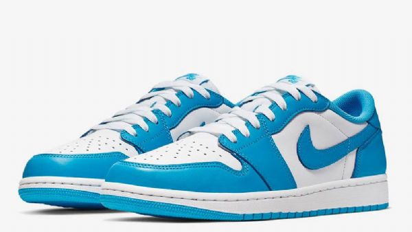 Boty Nike Sb Air Jordan 1 Low Tops Unc Pro Muže Modrý Bílý