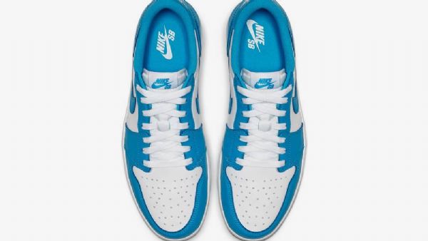 Boty Nike Sb Air Jordan 1 Low Tops Unc Pro Ženy Modrá Bílá
