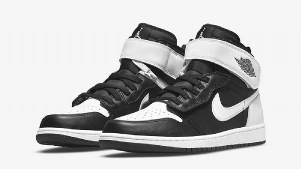Dámské Boty Nike Air Jordan 1 Hi Flyease Černá Bílý