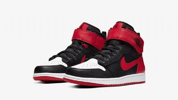 Dámské Boty Nike Air Jordan 1 Hi Flyease Červený Černá