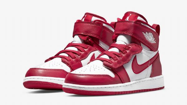 Dámské Boty Nike Air Jordan 1 Hi Flyease Gs Cardinal Bílo Červené