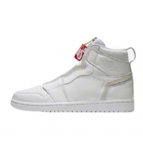 Dámské Boty Nike Air Jordan 1 High Tops Na Zip Pro Ženy Bílé