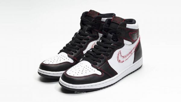 Dámské Boty Nike Air Jordan 1 High Tops Og Defiant Bílá Černá