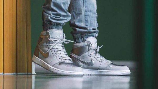 Dámské Boty Nike Air Jordan 1 High Tops Og Japan Šedé