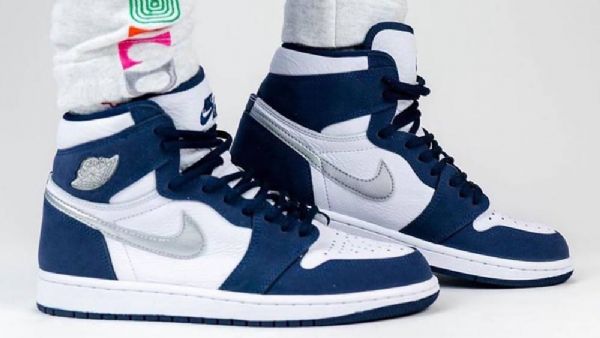 Dámské Boty Nike Air Jordan 1 High Tops Og Japan Tmavě Modrá Modrý