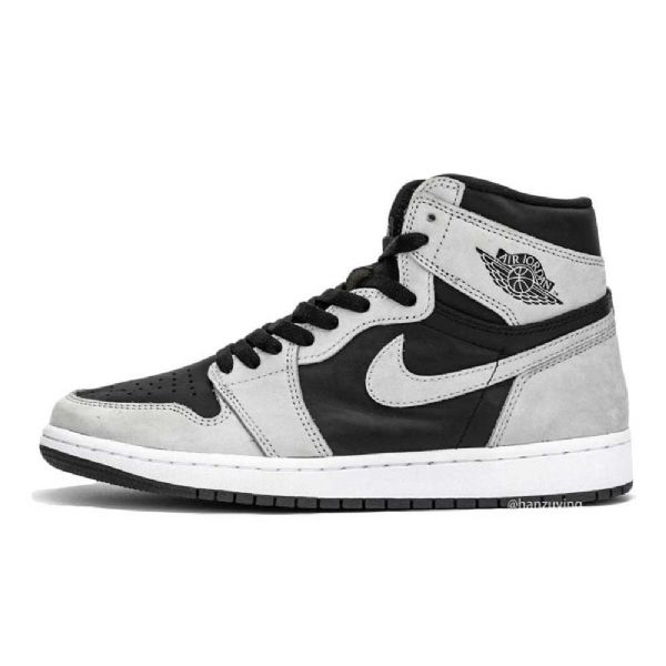 Dámské Boty Nike Air Jordan 1 High Tops Og Shadow 2.0 Šedočerné