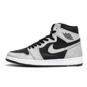 Dámské Boty Nike Air Jordan 1 High Tops Og Shadow 2.0 Šedočerné