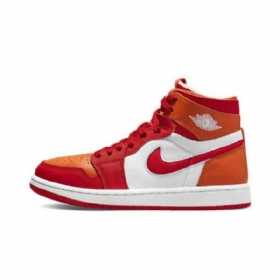 Dámské Boty Nike Air Jordan 1 High Tops Zoom cmft Fire Curry Pro Ženy Oranžově Červené
