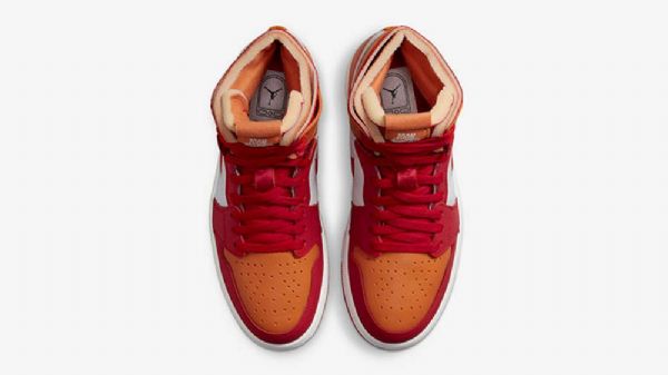 Dámské Boty Nike Air Jordan 1 High Tops Zoom cmft Fire Curry Pro Ženy Oranžově Červené