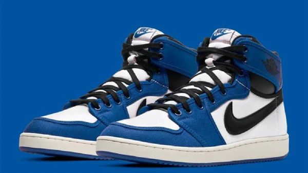 Dámské Boty Nike Air Jordan 1 Ko High Tops Storm Pro Ženy Modré