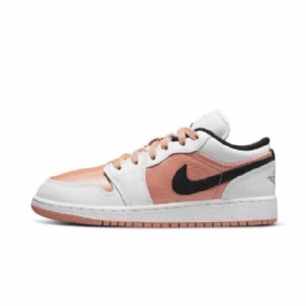 Dámské Boty Nike Air Jordan 1 Low Tops Gs Madder Root Pro Ženy Růžovo Bílé