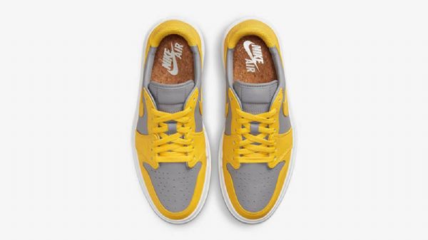 Dámské Boty Nike Air Jordan 1 Low Tops Lv8d Šedožluté