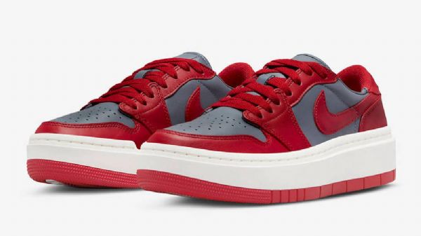 Dámské Boty Nike Air Jordan 1 Low Tops Lv8d Unlv Červený Šedá