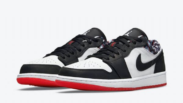 Dámské Boty Nike Air Jordan 1 Low Tops Quai 54 Černá Šedá