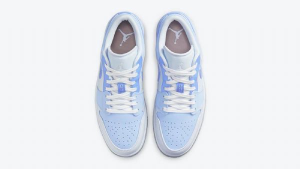 Dámské Boty Nike Air Jordan 1 Low Tops Se Mighty Swooshers Modré