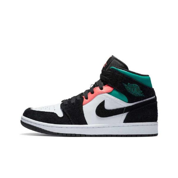 Dámské Boty Nike Air Jordan 1 Mid Tops Se South Beach Černá