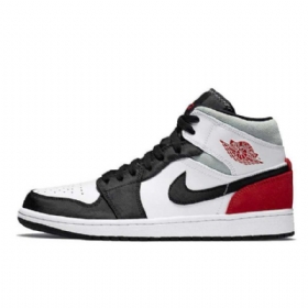 Dámské Boty Nike Air Jordan 1 Mid Tops Se Union V Černé Barvě